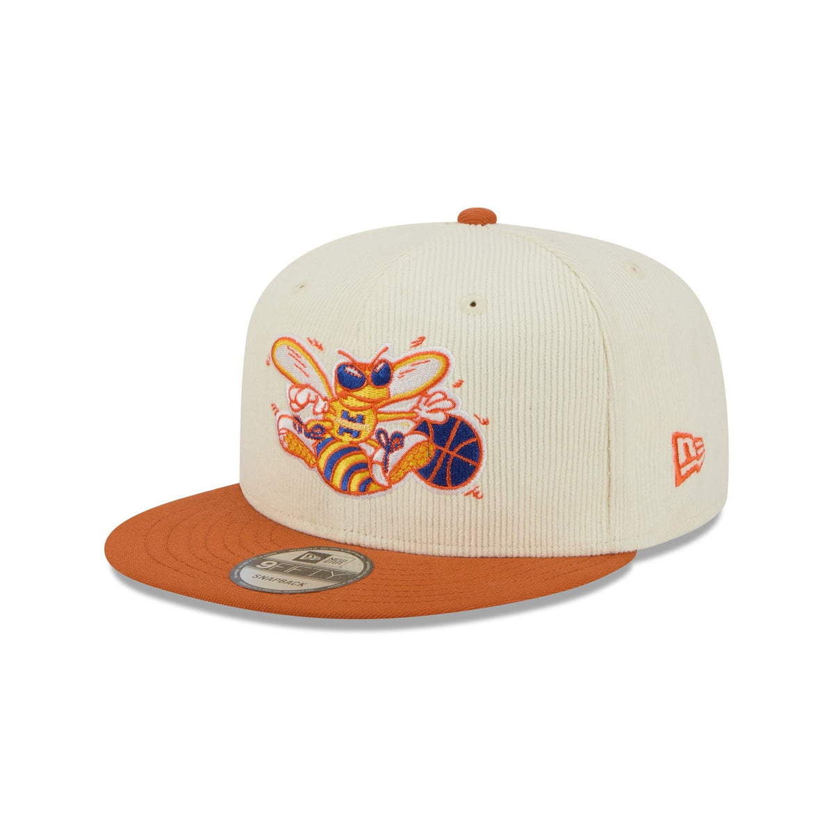 Charlotte Hornets 2025 City Edition Chrome White Corduroy 9FIFTY Snapback Hat