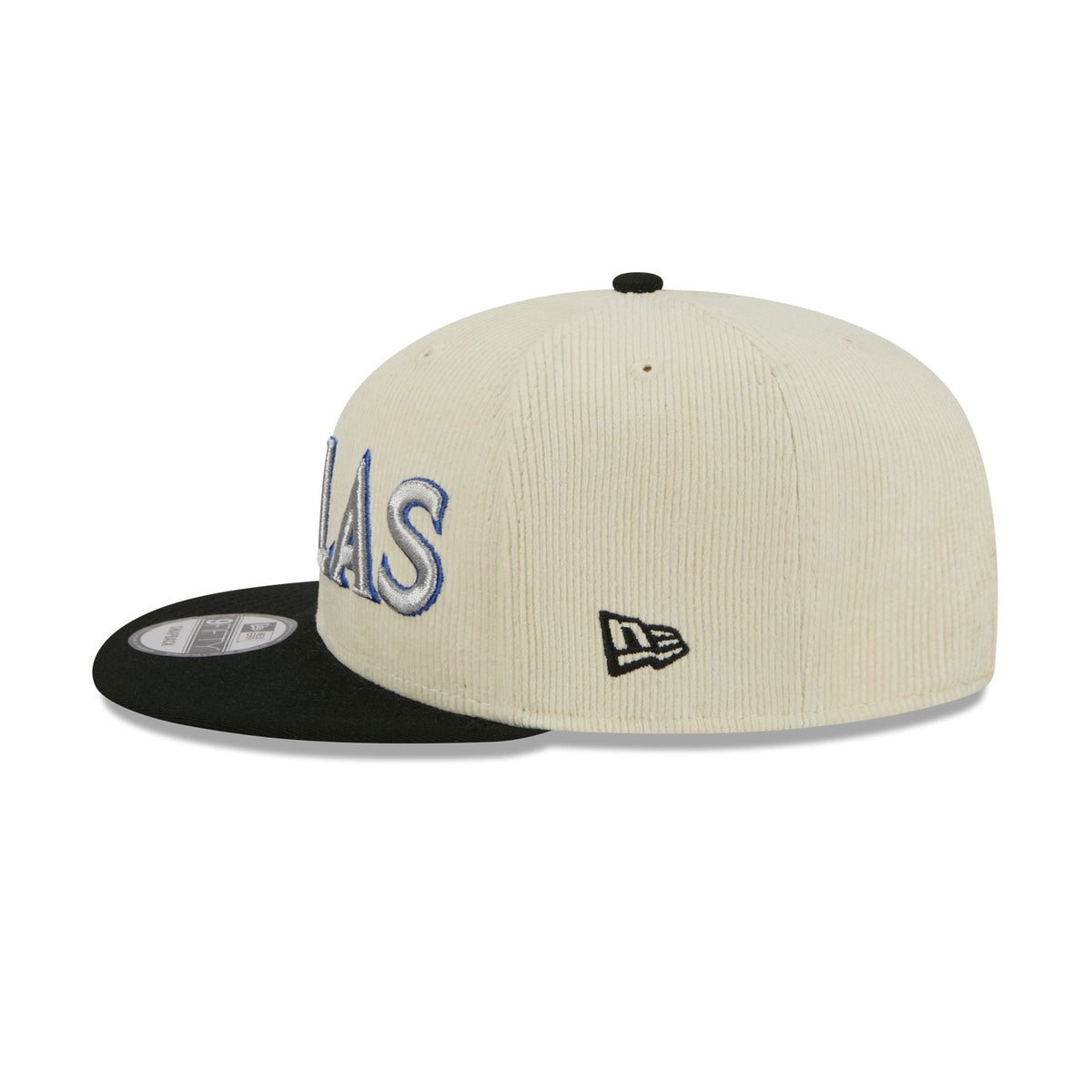 Dallas Mavericks 2025 City Edition Chrome White Corduroy 9FIFTY Snapback Hat