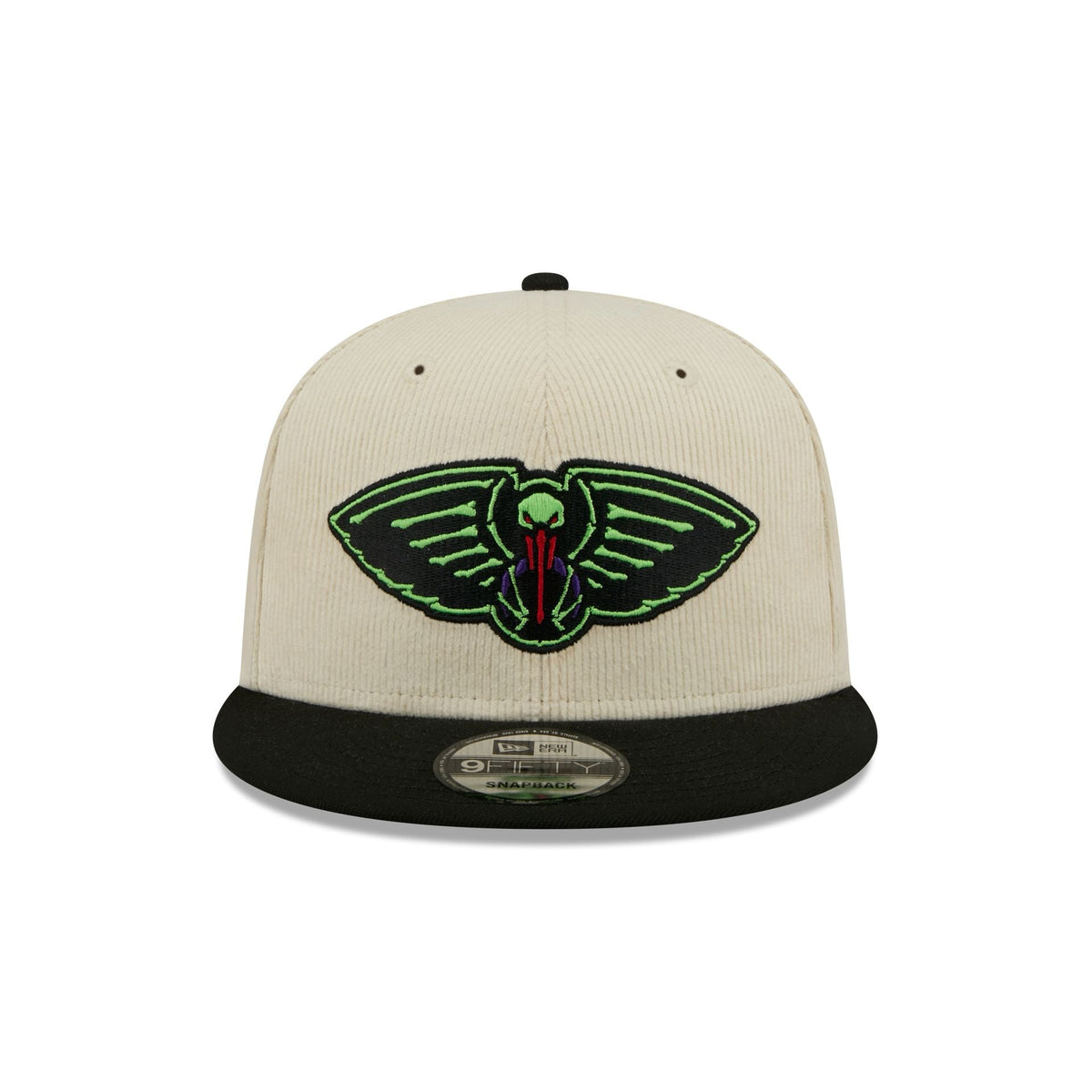 New Orleans Pelicans 2025 City Edition Chrome White Corduroy 9FIFTY Snapback Hat