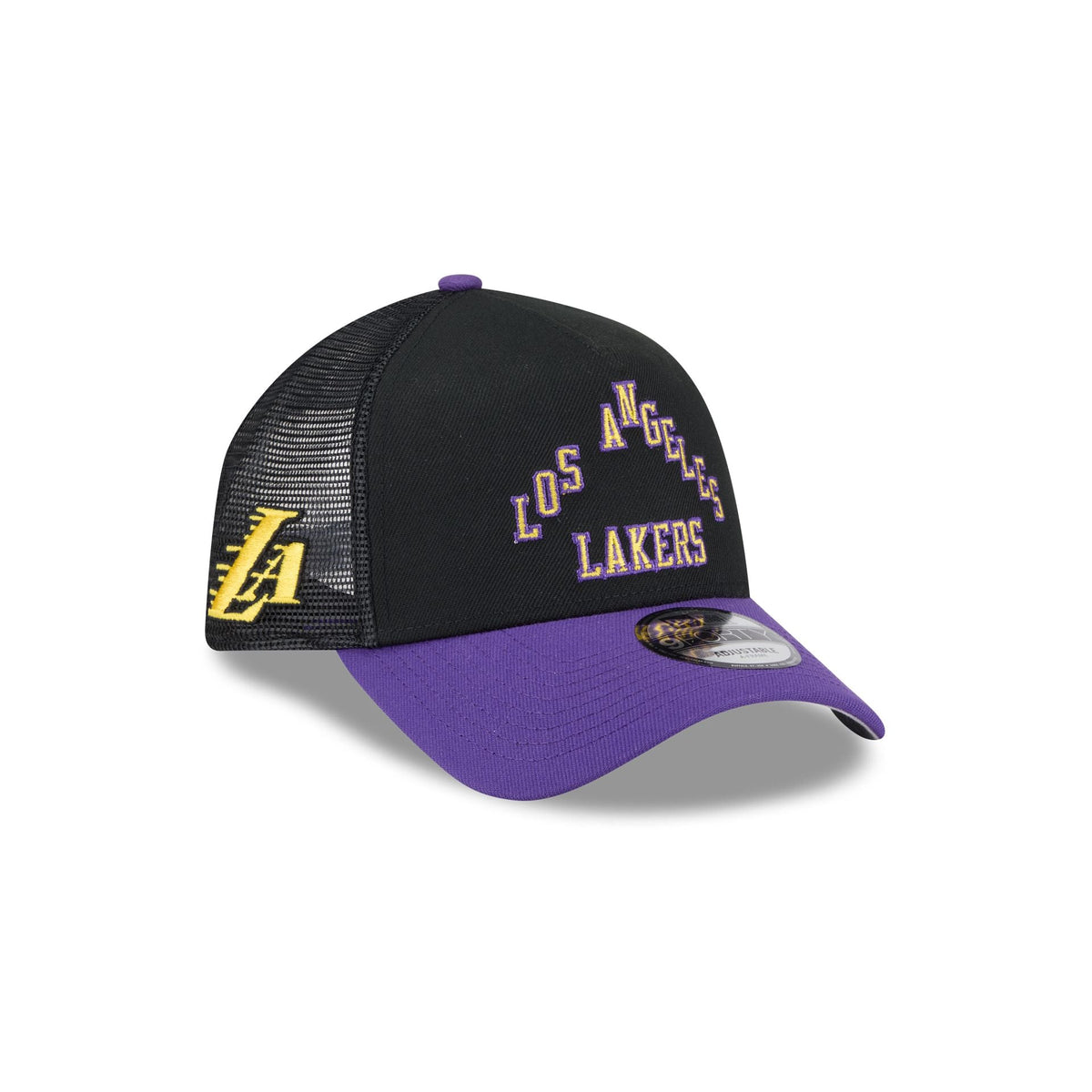 Los Angeles Lakers 2025 City Edition 9FORTY A-Frame Trucker Hat