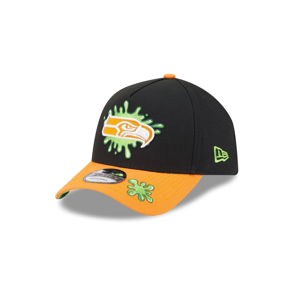 Nickelodeon Slime x Seattle Seahawks 9FORTY A-Frame Snapback Hat