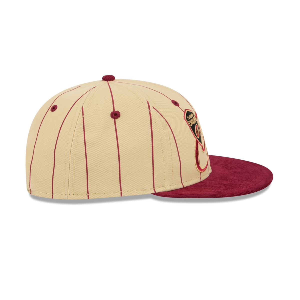 Cleveland Cavaliers Pinstripe Script Retro Crown 9FIFTY Adjustable Hat