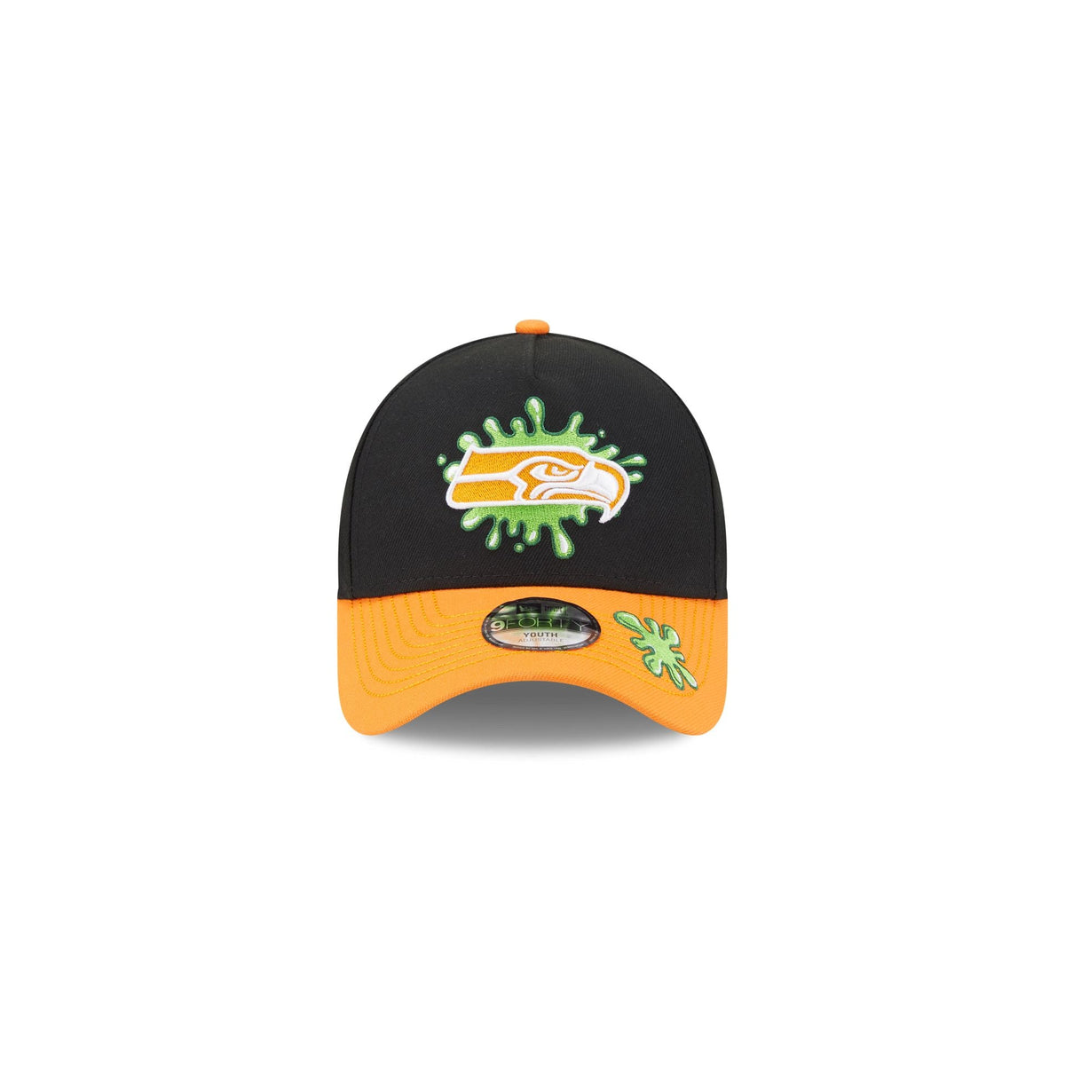 Nickelodeon Slime x Seattle Seahawks Kids 9FORTY A-Frame Snapback Hat
