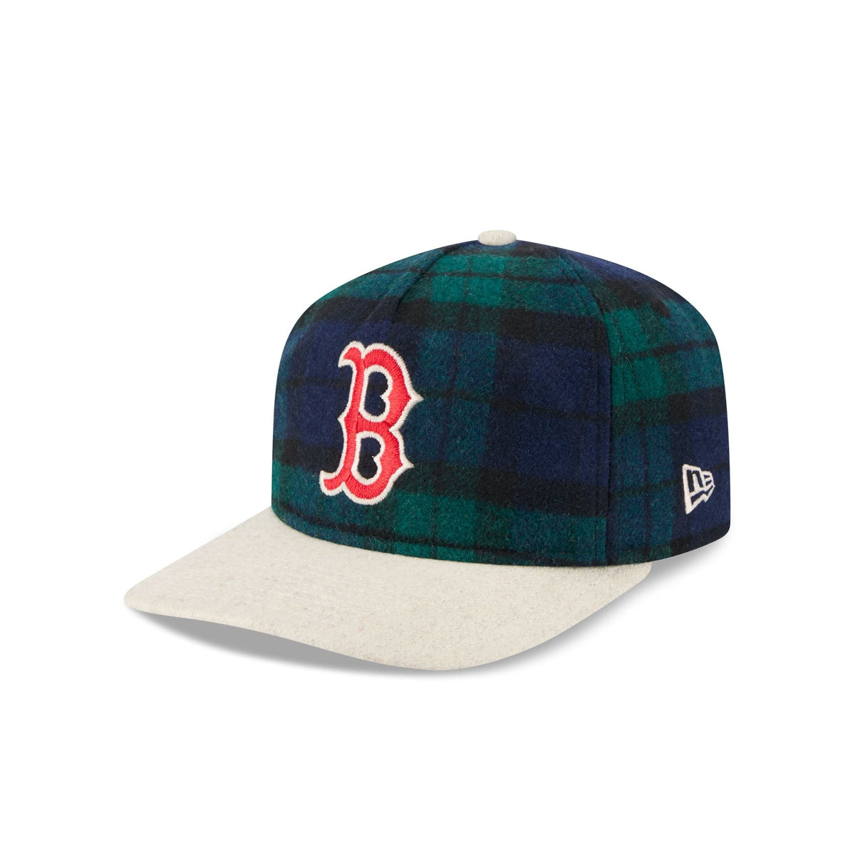 Boston Red Sox Plaid Letterman 19TWENTY Adjustable Hat