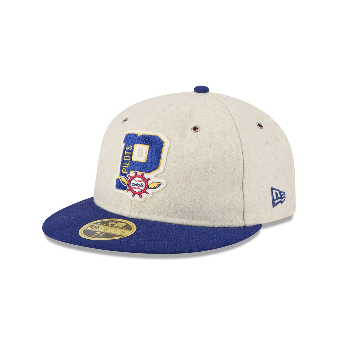 Seattle Pilots Wool Letterman Retro Crown 59FIFTY Fitted Hat