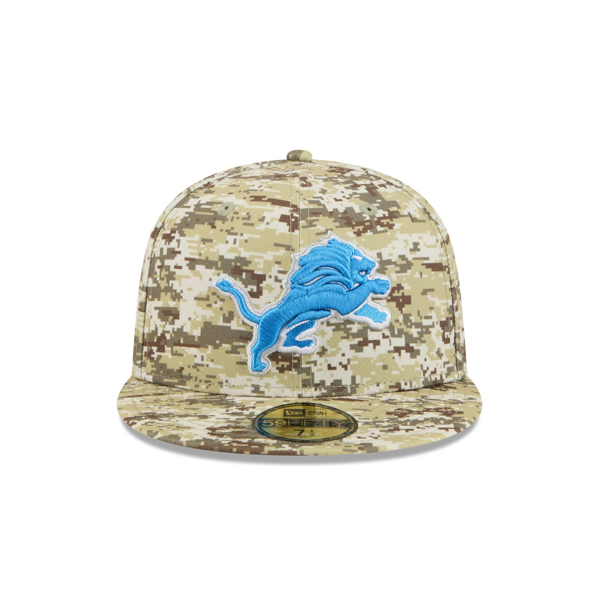 Detroit Lions 2025 Salute to Service Fan Gear 59FIFTY Fitted Hat