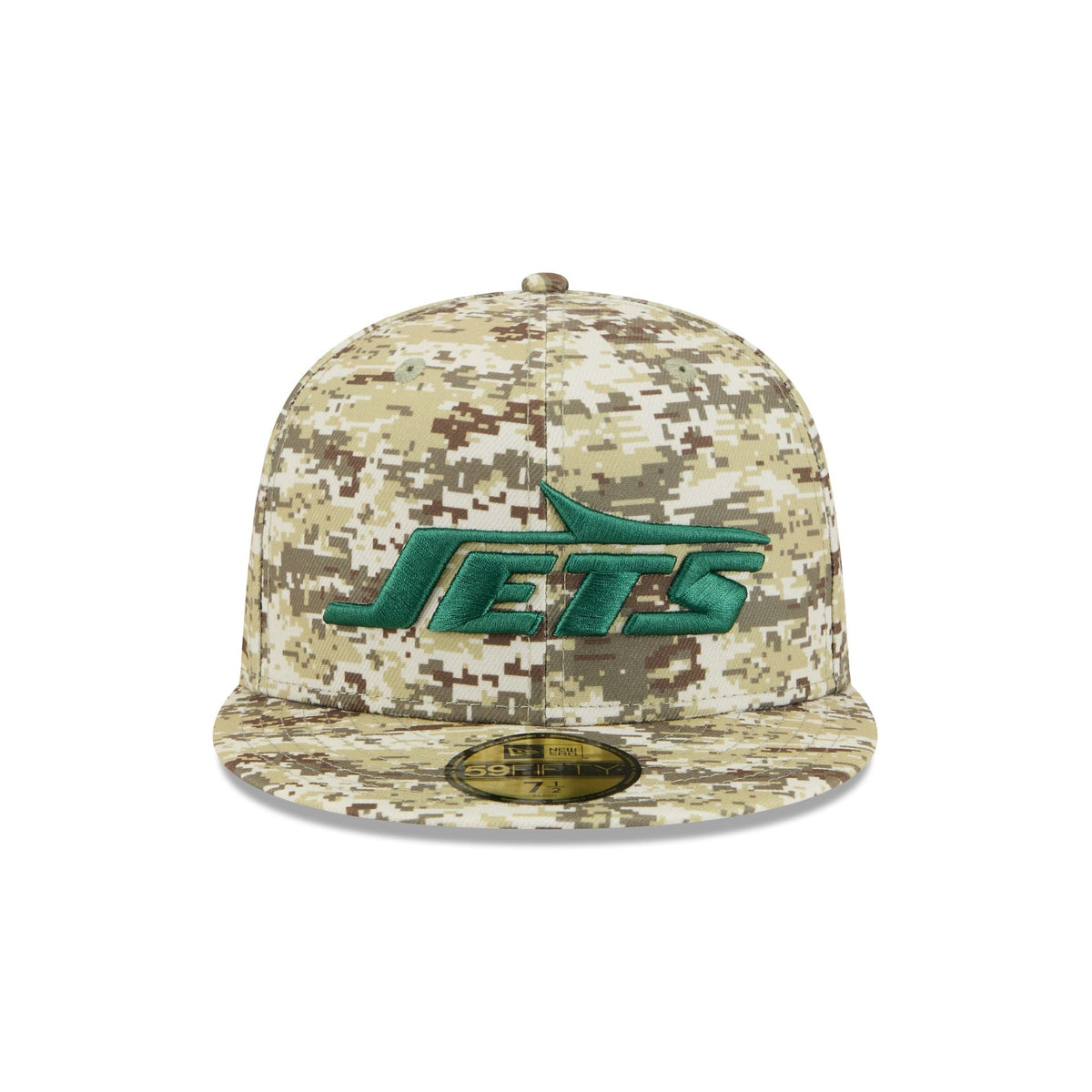 New York Jets 2025 Salute to Service Fan Gear 59FIFTY Fitted Hat