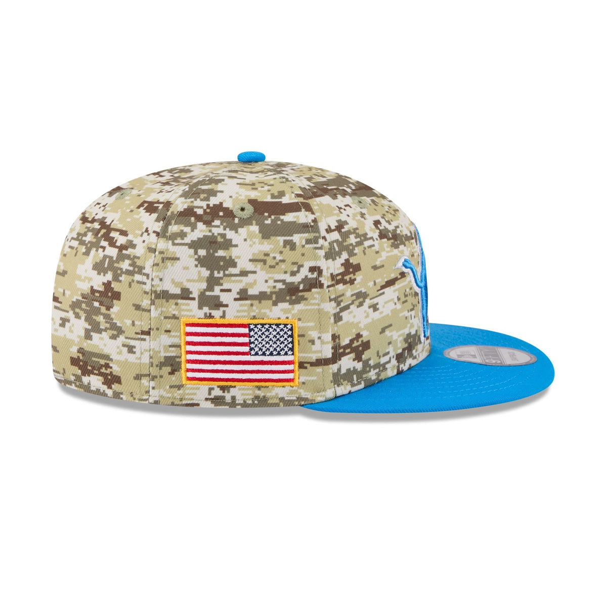 Detroit Lions 2025 Salute to Service Fan Gear 9FIFTY Snapback Hat