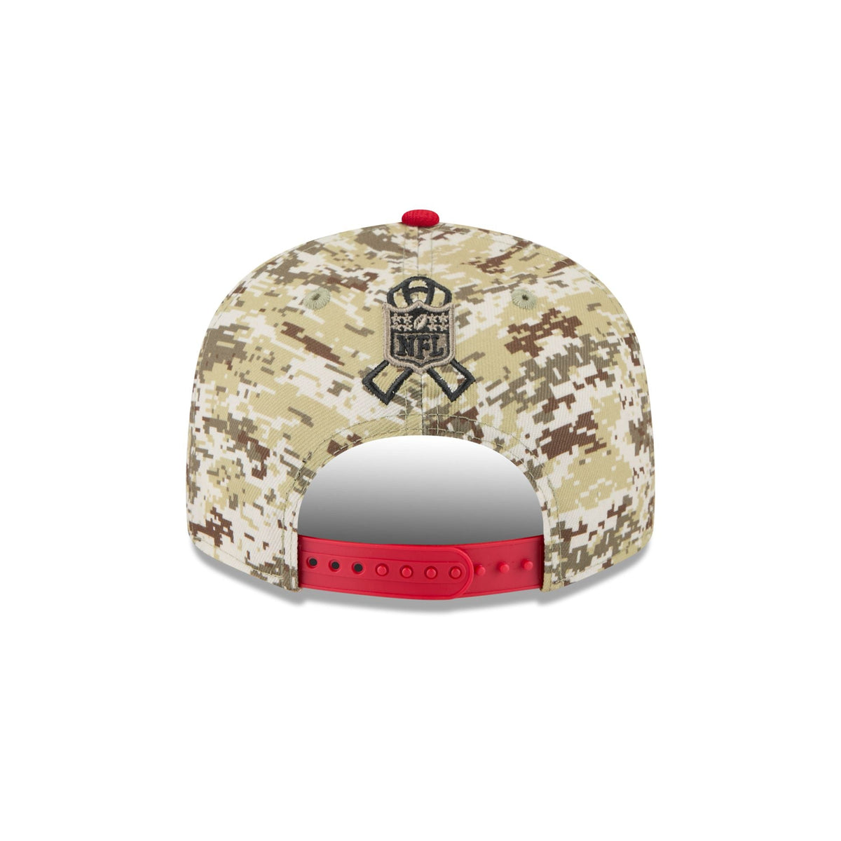 San Francisco 49ers 2025 Salute to Service Fan Gear 9FIFTY Snapback Hat
