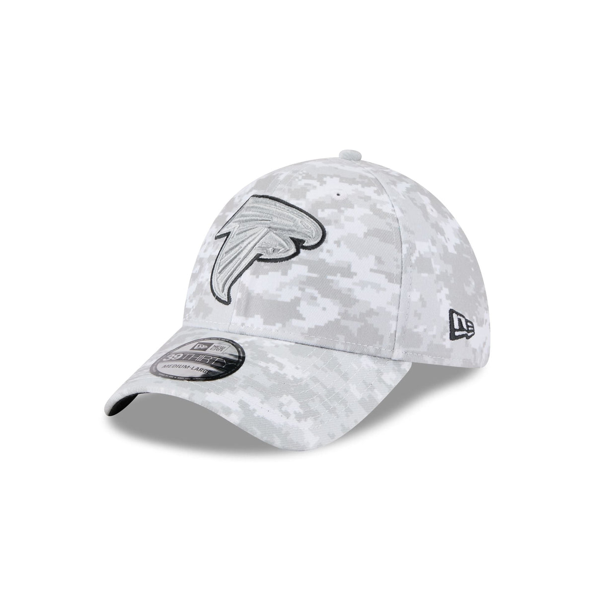 Atlanta Falcons 2025 Salute to Service Fan Gear 39THIRTY Stretch Fit Hat