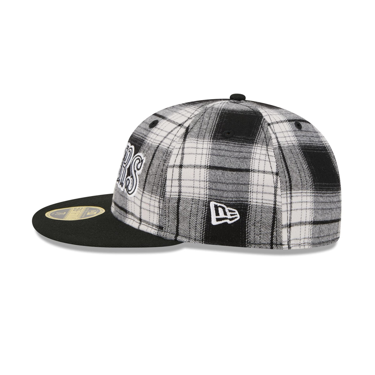 San Francisco 49ers Grunge Plaid Retro Crown 59FIFTY Fitted Hat