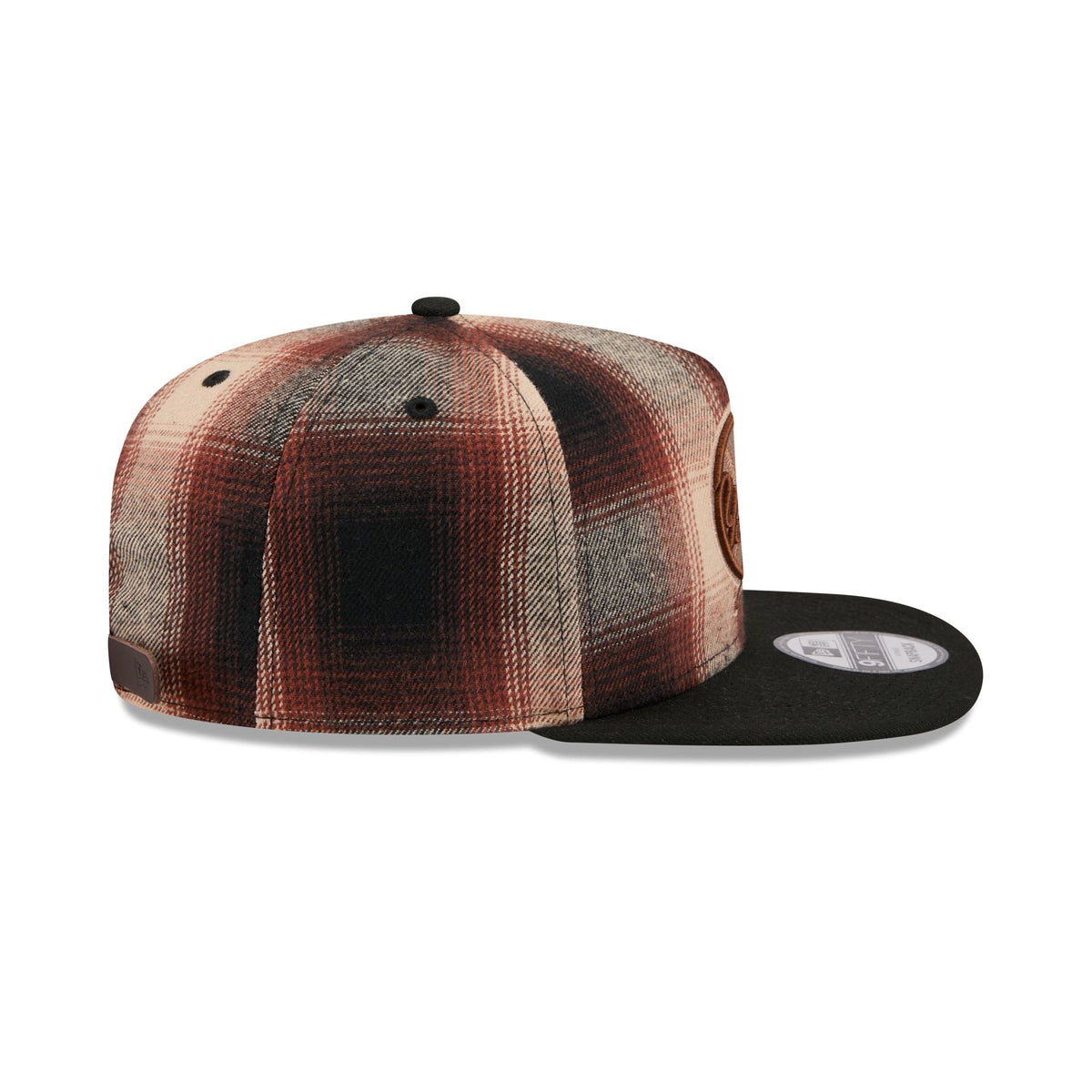 New York Yankees Grunge Plaid 9FIFTY A-Frame Adjustable Hat