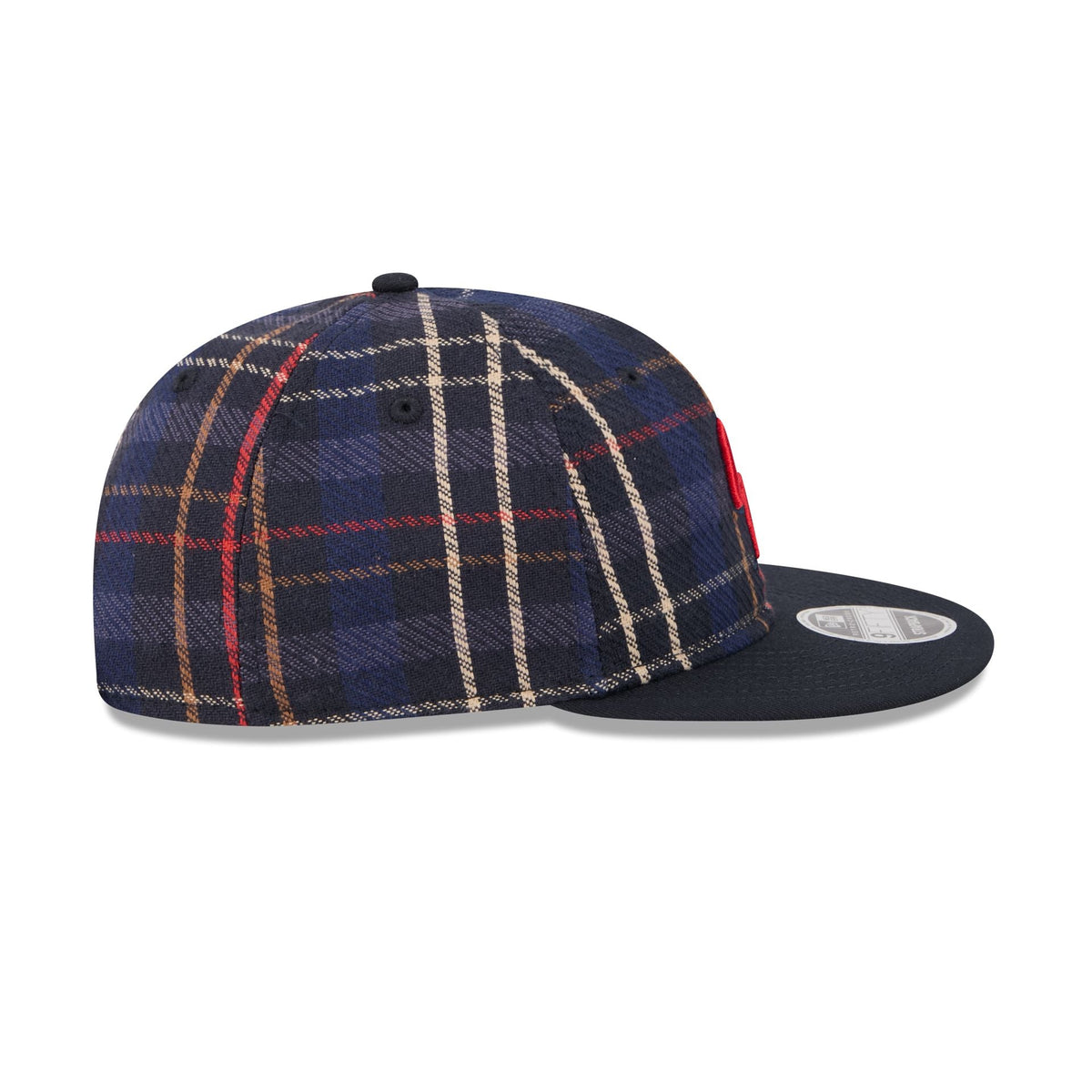 Colorado Rockies Grunge Plaid Retro Crown 9FIFTY Adjustable Hat