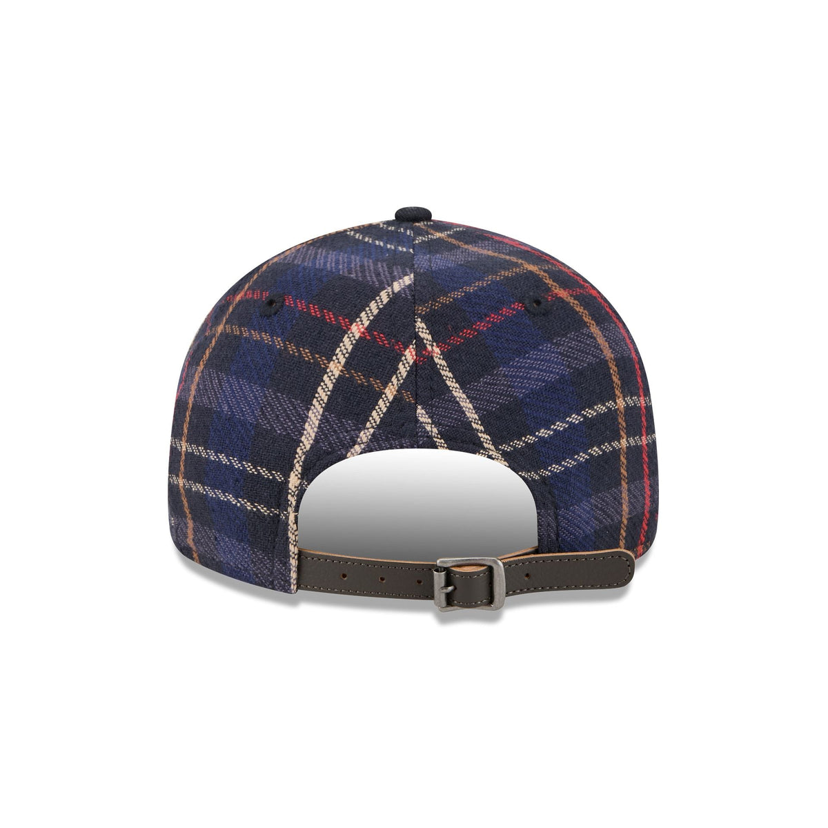 Chicago Cubs Grunge Plaid Retro Crown 9FIFTY Adjustable Hat
