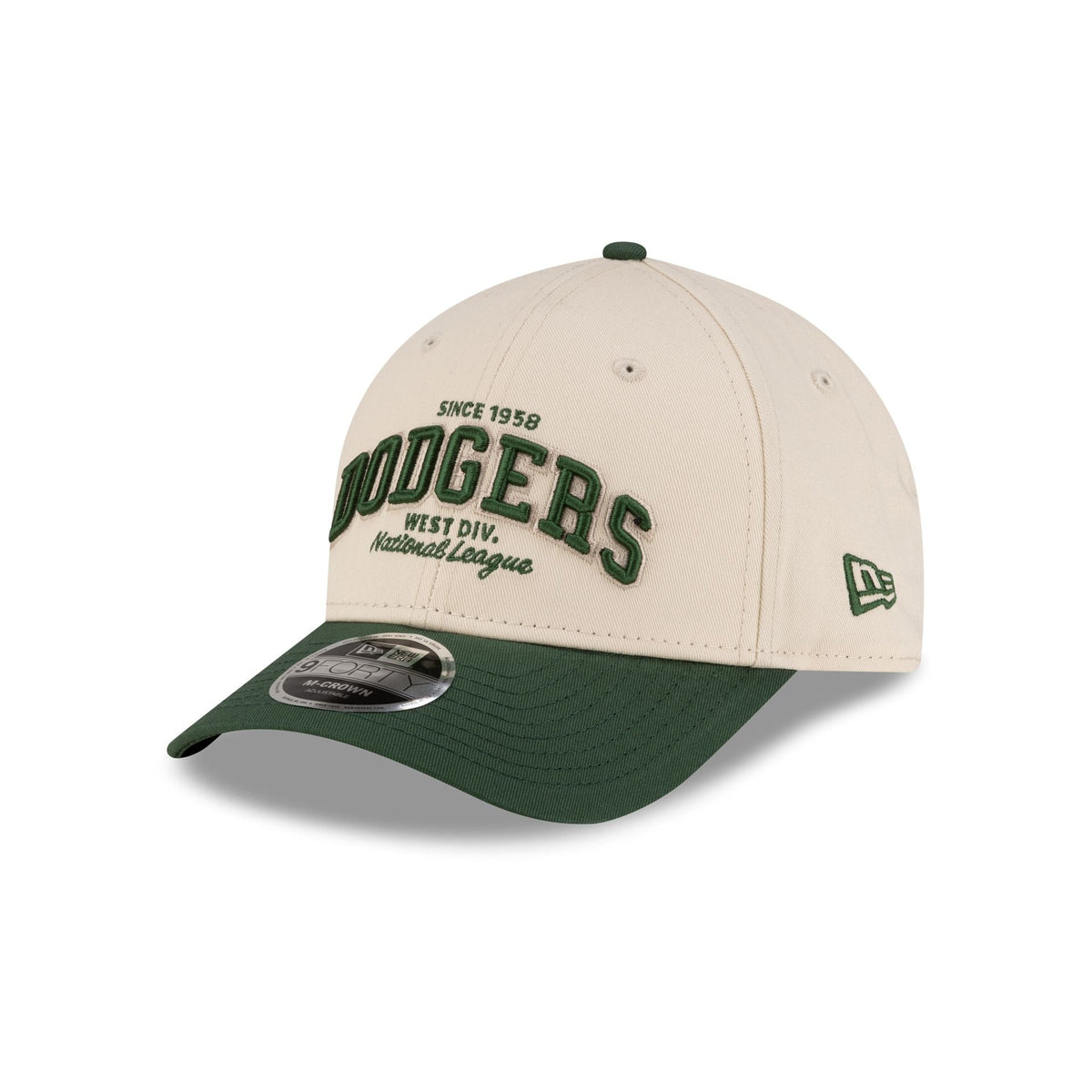 Los Angeles Dodgers Wordmark Light Cream 9FORTY M-Crown Adjustable Hat