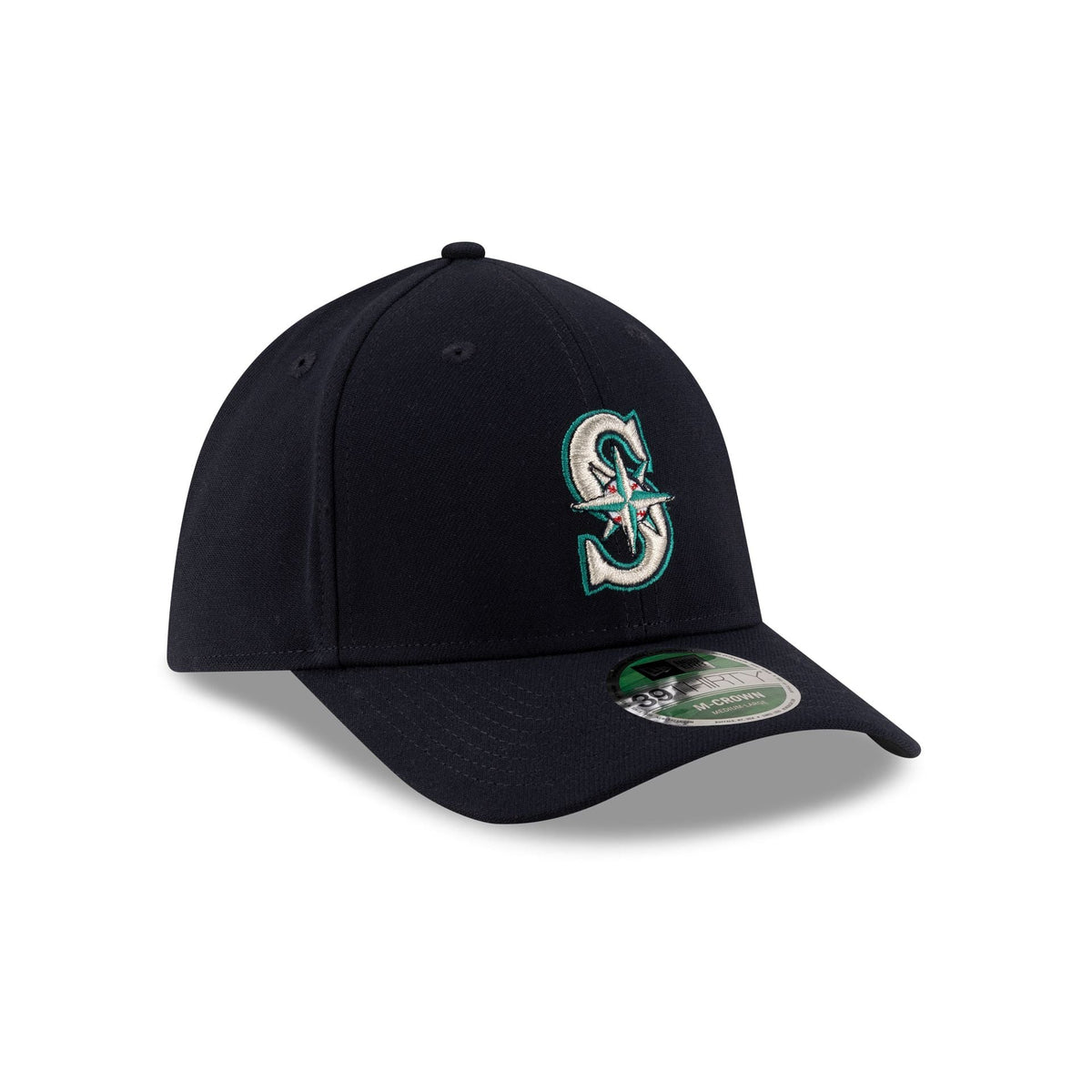 Seattle Mariners Player Replica 39THIRTY M-Crown Stretch Fit Hat