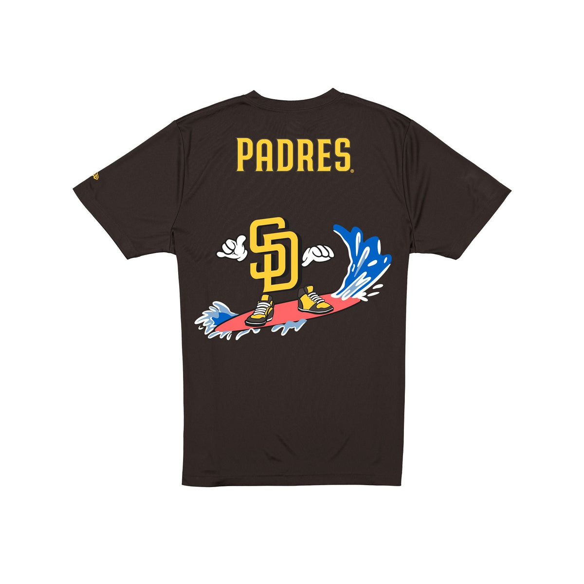 San Diego Padres Cartoon Brown T-Shirt