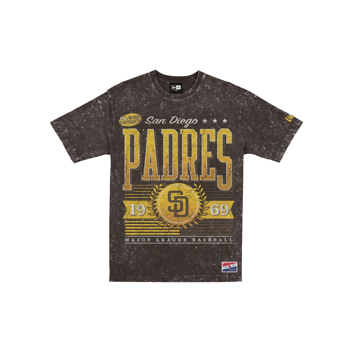 San Diego Padres Throwback Vintage Wash T-Shirt