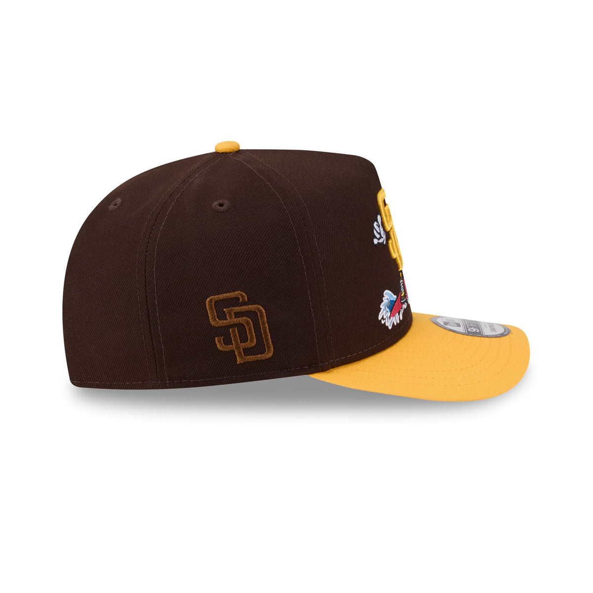 San Diego Padres Cartoon 9FIFTY A-Frame Snapback Hat