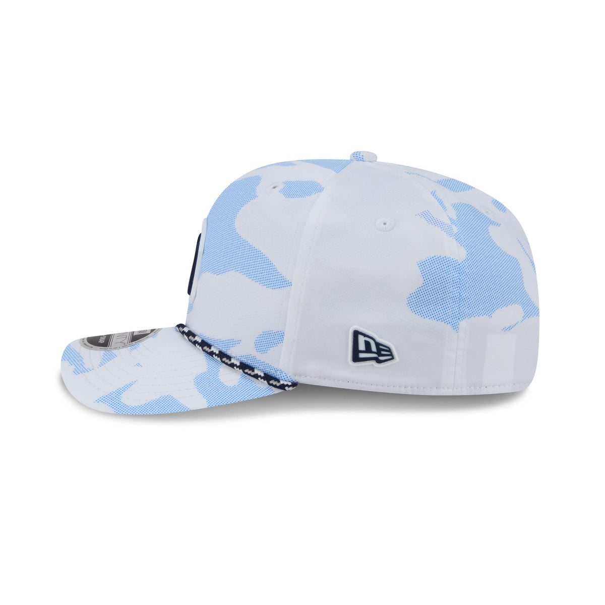 New York Yankees White Camo Performance Rope 9SEVENTY Stretch-Snap Hat