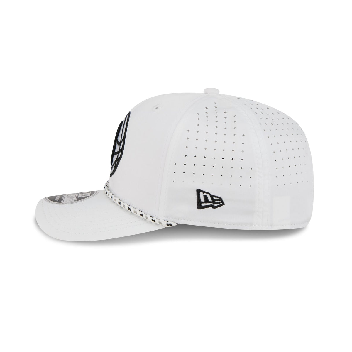Brooklyn Nets Optic White Performance Rope 9SEVENTY Stretch-Snap Hat