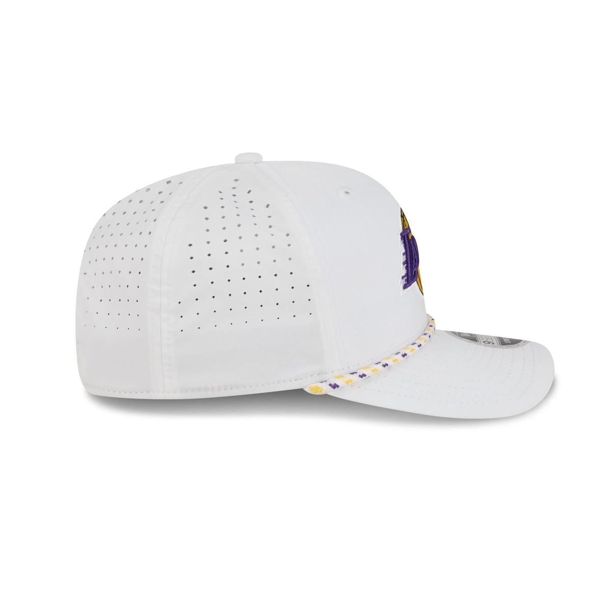 Los Angeles Lakers Optic White Performance Rope 9SEVENTY Stretch-Snap Hat