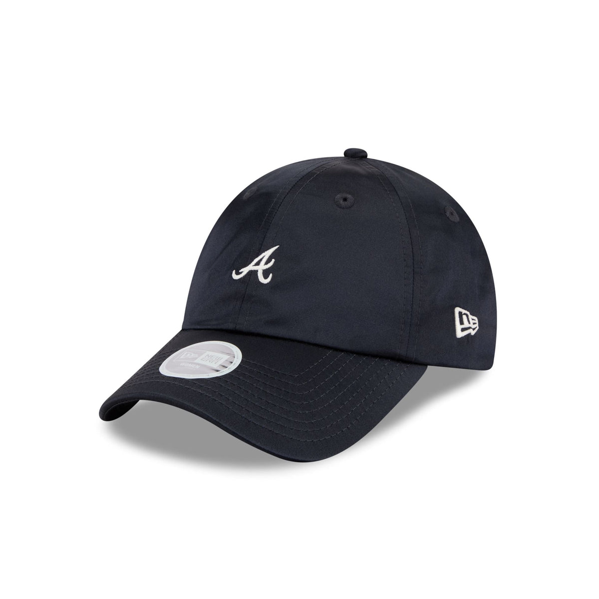 Atlanta Braves Satin Open Back Ponytail Adjustable Hat