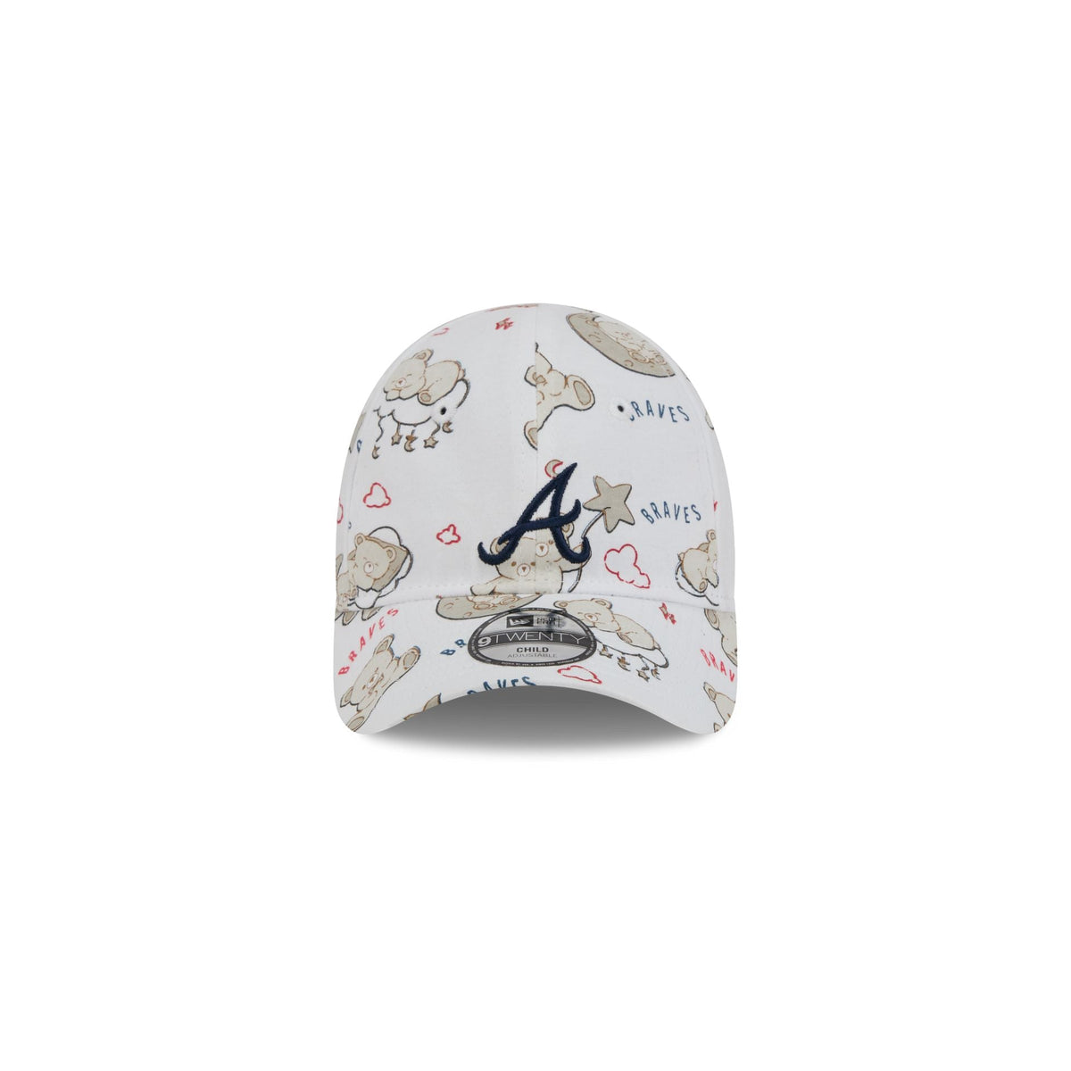 Atlanta Braves Teddy Kids 9TWENTY Adjustable Hat