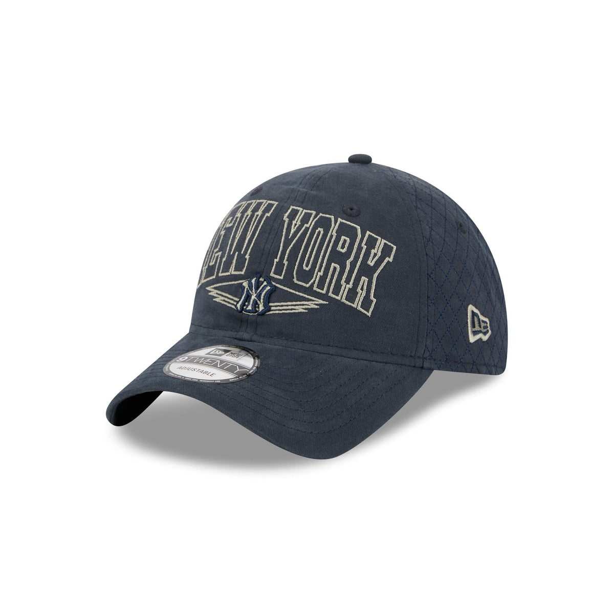 New York Yankees Quilted Wordmark 9TWENTY Adjustable Hat