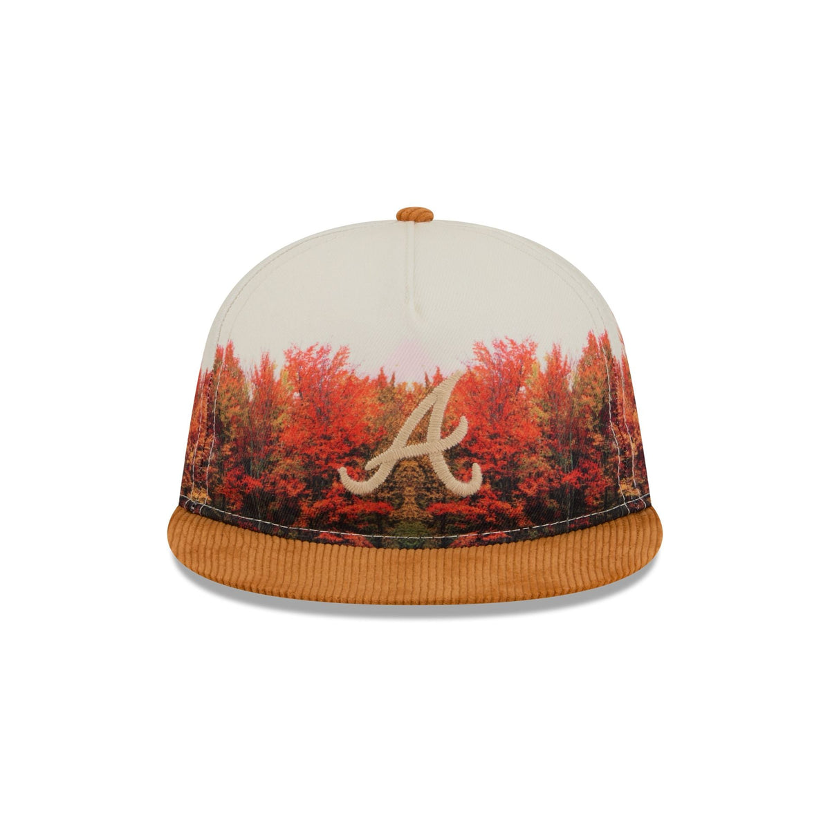 Atlanta Braves Fall Forest Retro Crown 9FIFTY Adjustable Hat