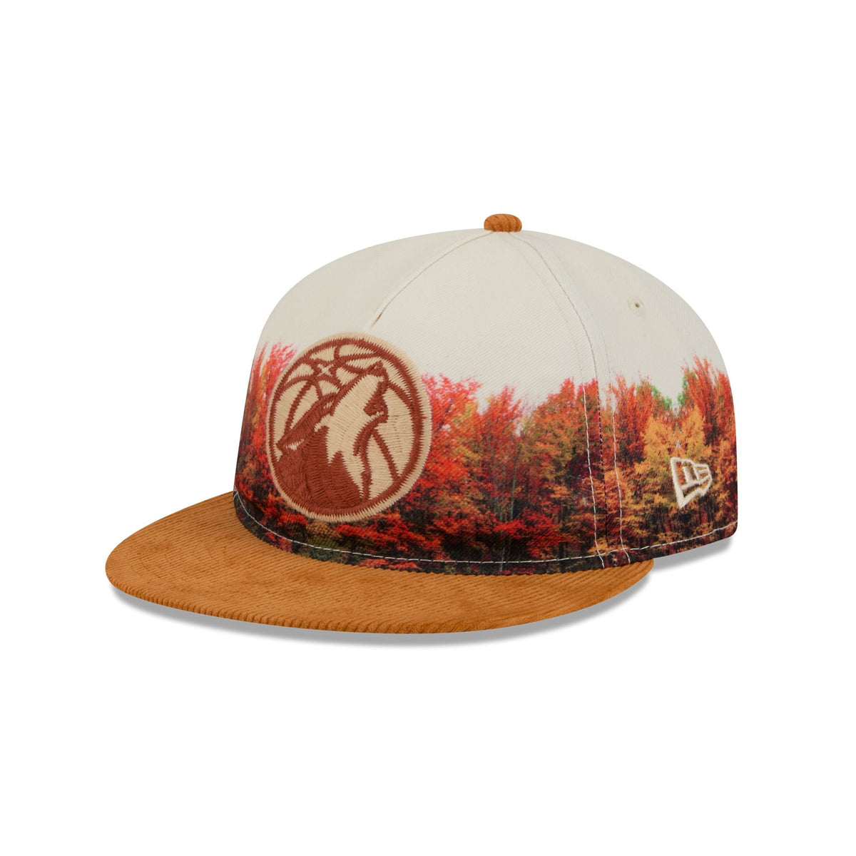 Minnesota Timberwolves Fall Forest Retro Crown 9FIFTY Adjustable Hat