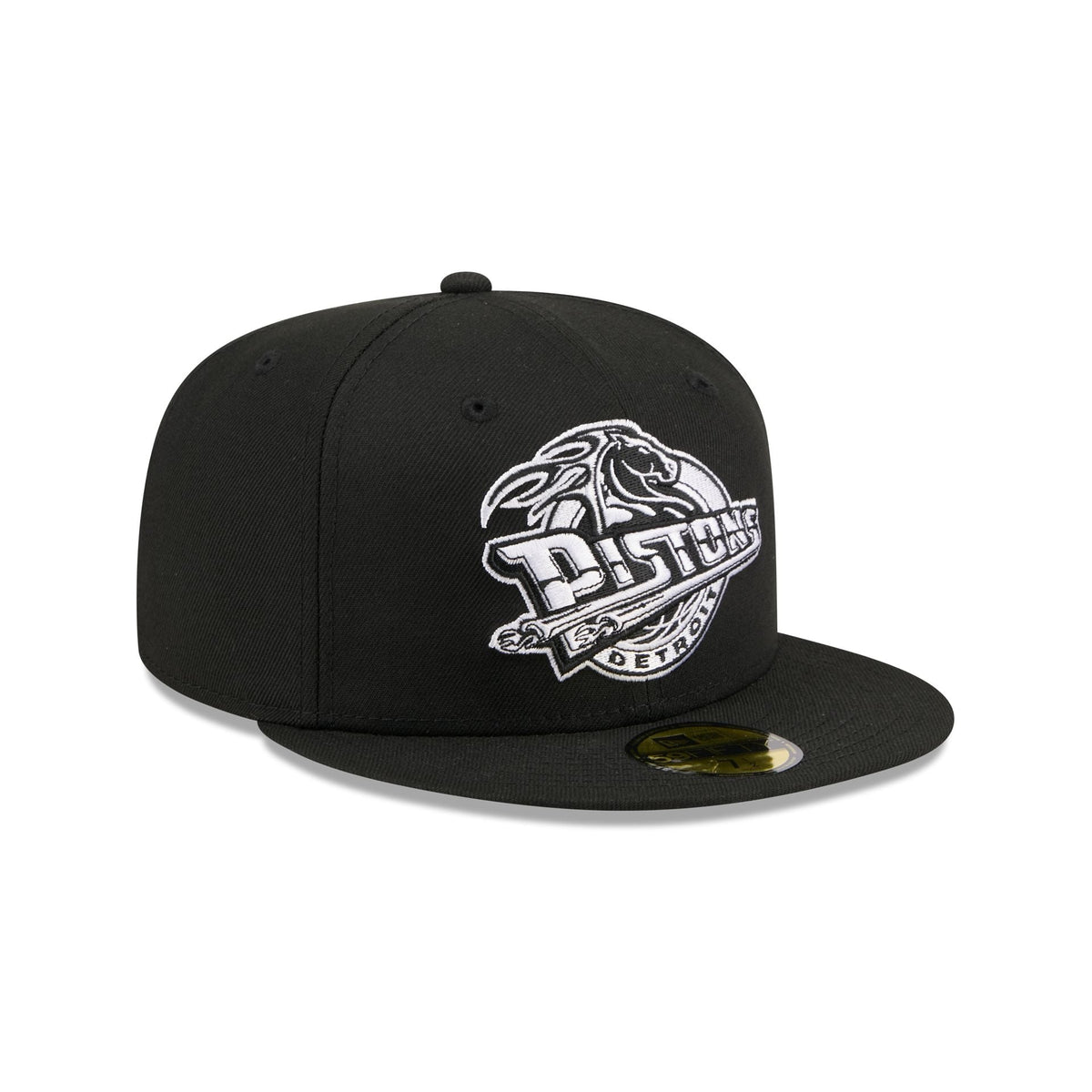 Detroit Pistons 1996-2000 Hardwood Classics Black 59FIFTY Fitted Hat