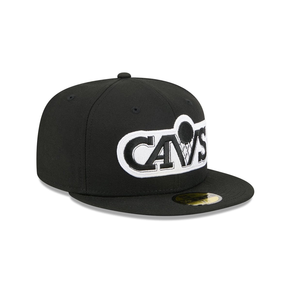 Cleveland Cavaliers 1983-1993 Hardwood Classics Black 59FIFTY Fitted Hat