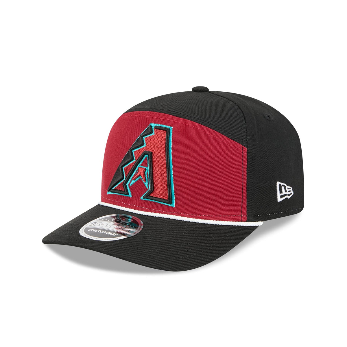 Arizona Diamondbacks Split Panel 9SEVENTY Stretch-Snap Hat