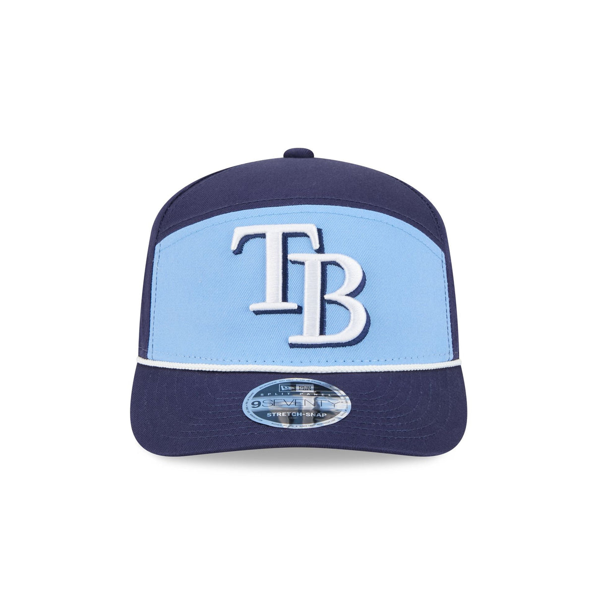 Tampa Bay Rays Split Panel 9SEVENTY Stretch-Snap Hat