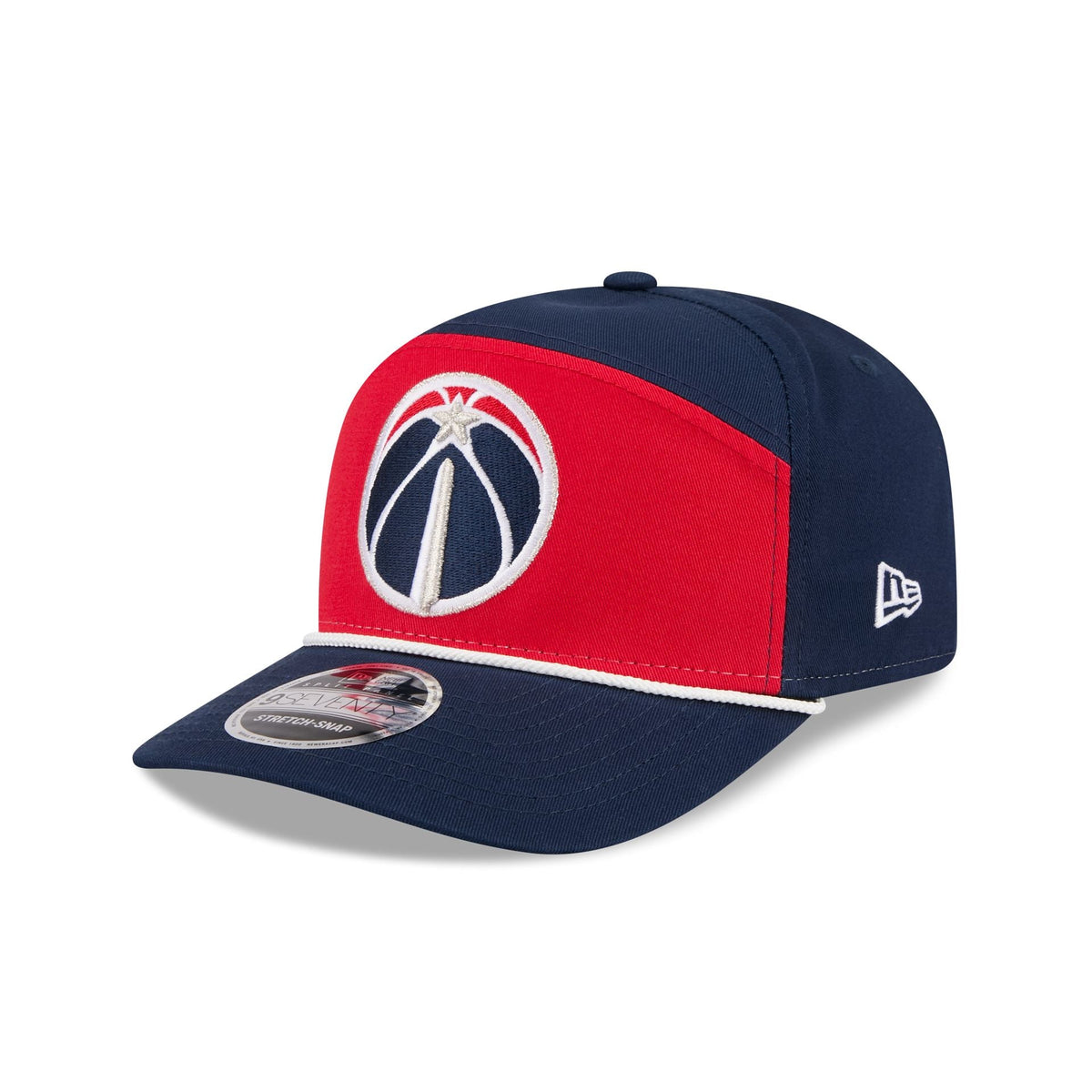 Washington Wizards Split Panel 9SEVENTY Stretch-Snap Hat