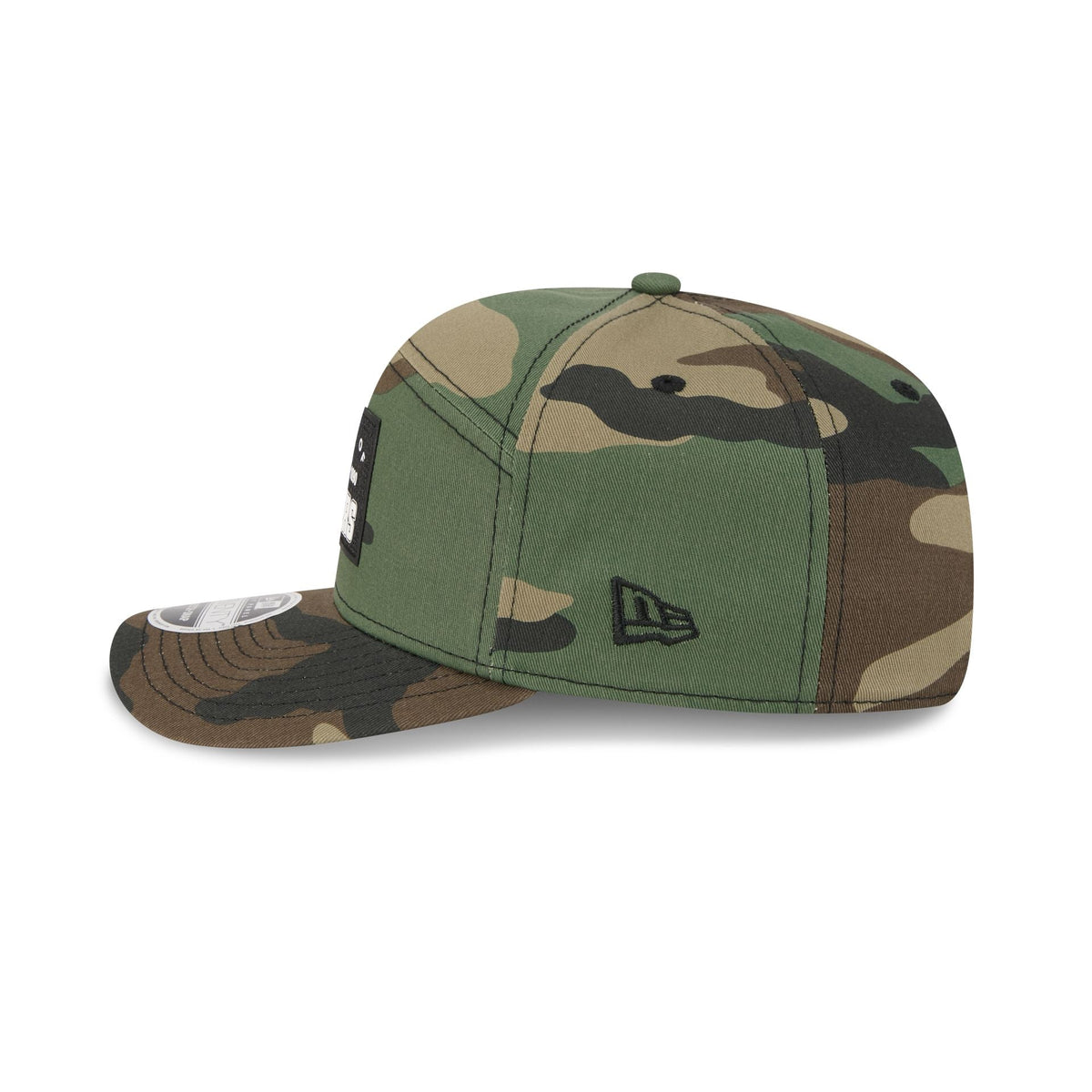 Los Angeles Dodgers Property of Patch Camo Split Panel 9SEVENTY Stretch-Snap Hat