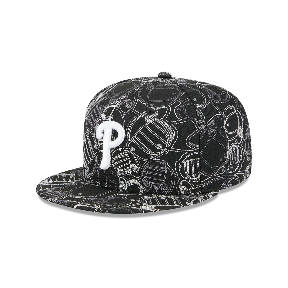 Philadelphia Phillies Cap Scramble 59FIFTY Fitted Hat