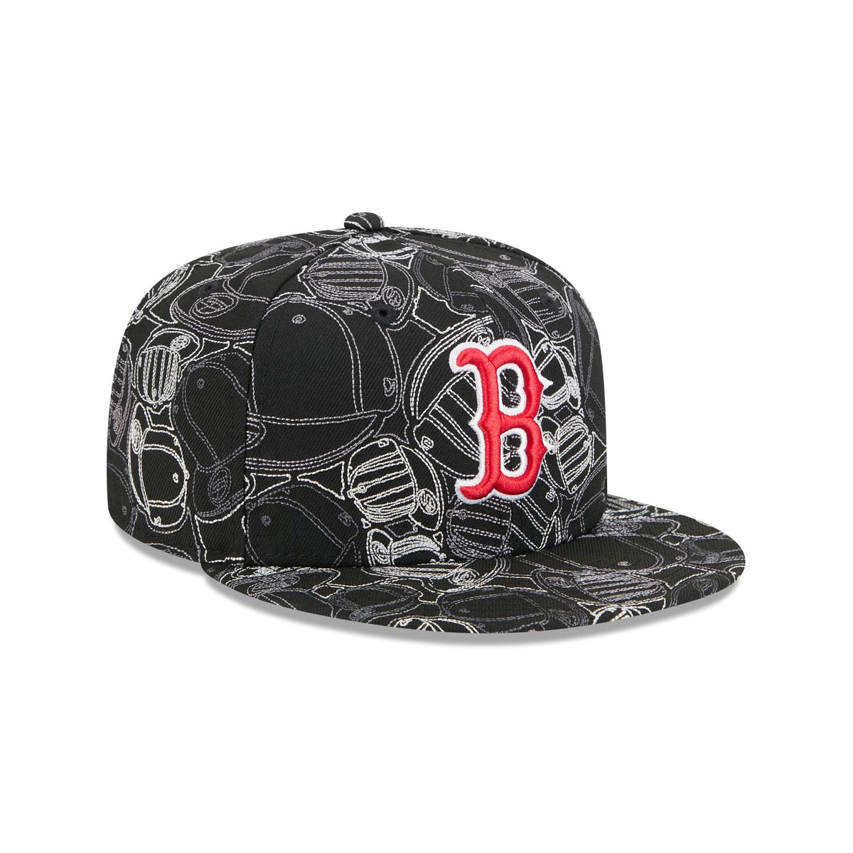 Boston Red Sox Cap Scramble 59FIFTY Fitted Hat