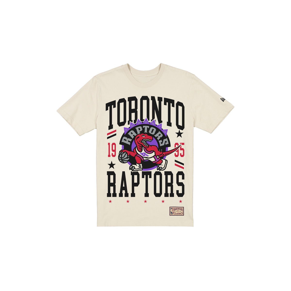 Toronto Raptors 1995-2007 Hardwood Classics Chrome White T-Shirt