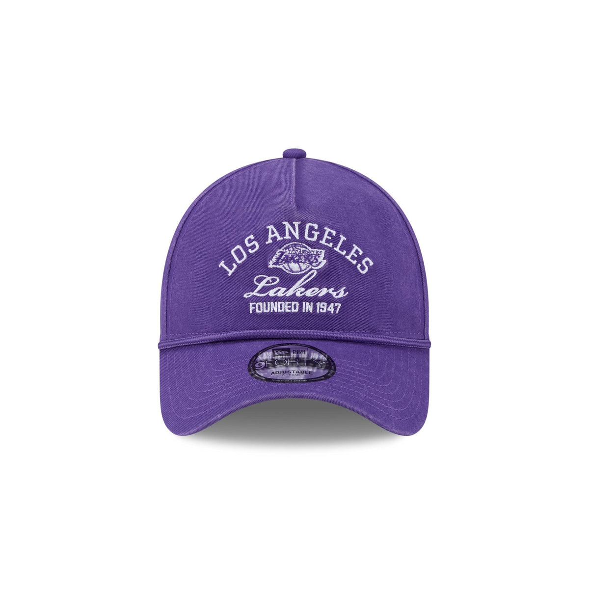 Los Angeles Lakers Stacked Rope 9FORTY A-Frame Snapback Hat