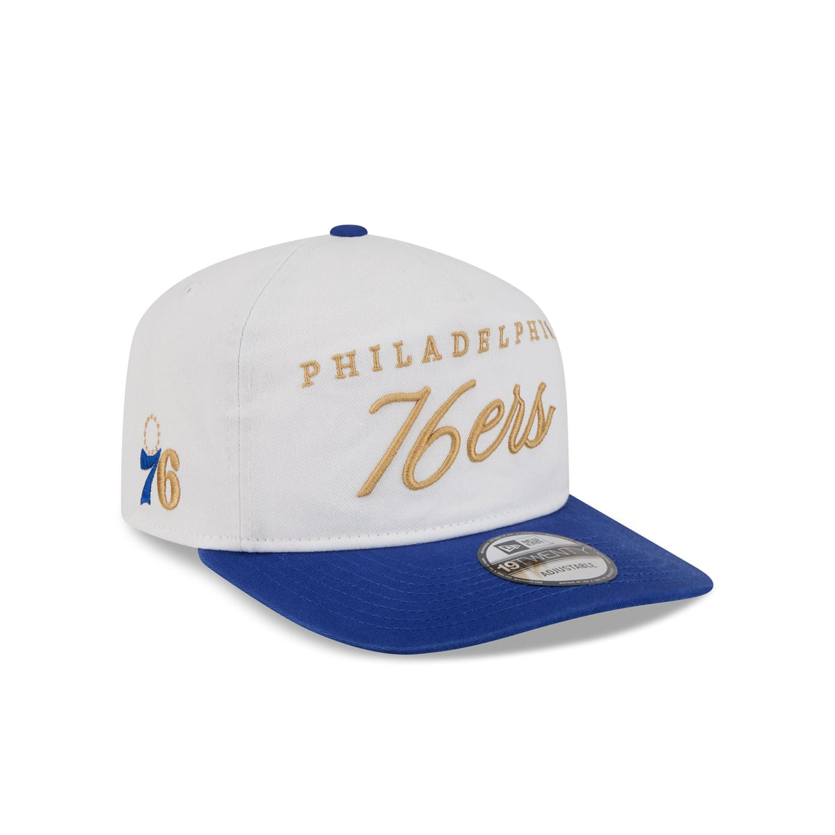 Philadelphia 76ers Gold Scripted 19TWENTY Adjustable Hat