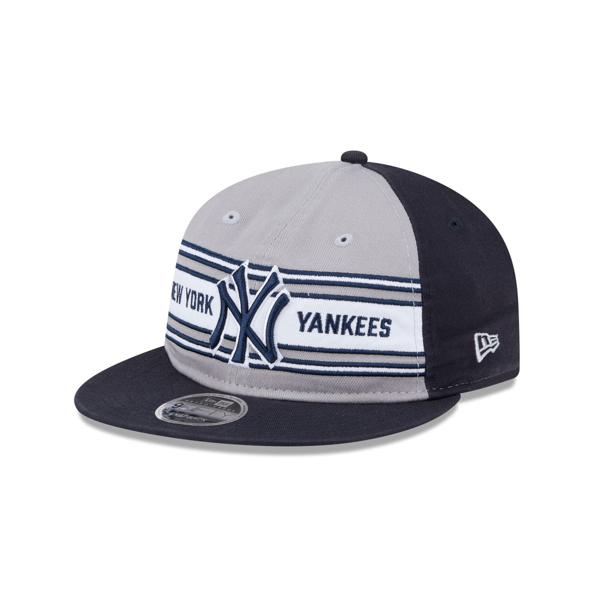 New York Yankees Team Stripes Retro Crown 9FIFTY Snapback Hat
