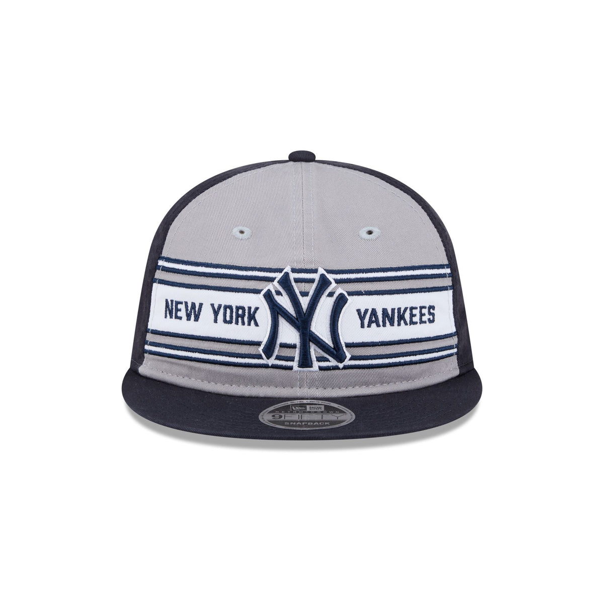 New York Yankees Team Stripes Retro Crown 9FIFTY Snapback Hat