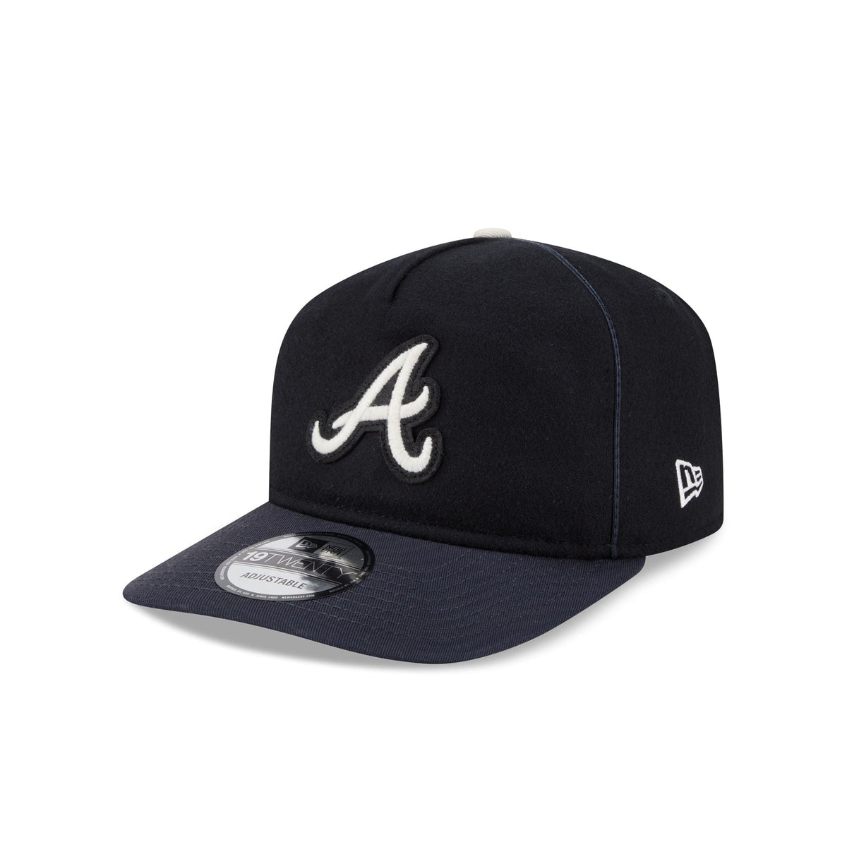 Atlanta Braves Felt Logo 19TWENTY Adjustable Hat