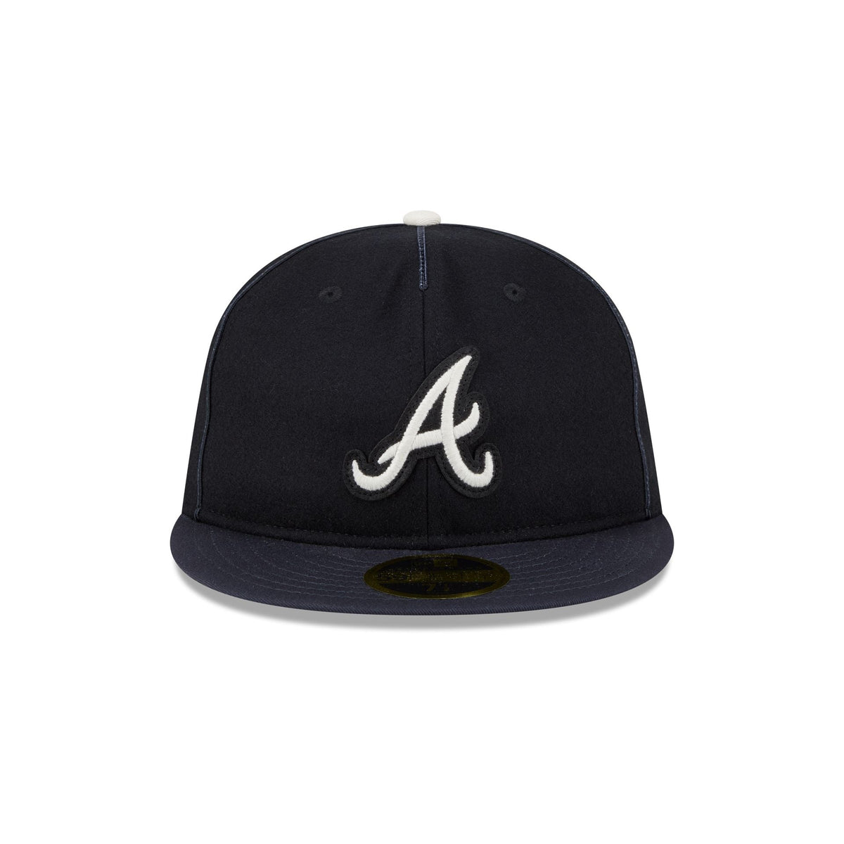 Atlanta Braves Felt Logo Retro Crown 59FIFTY Fitted Hat