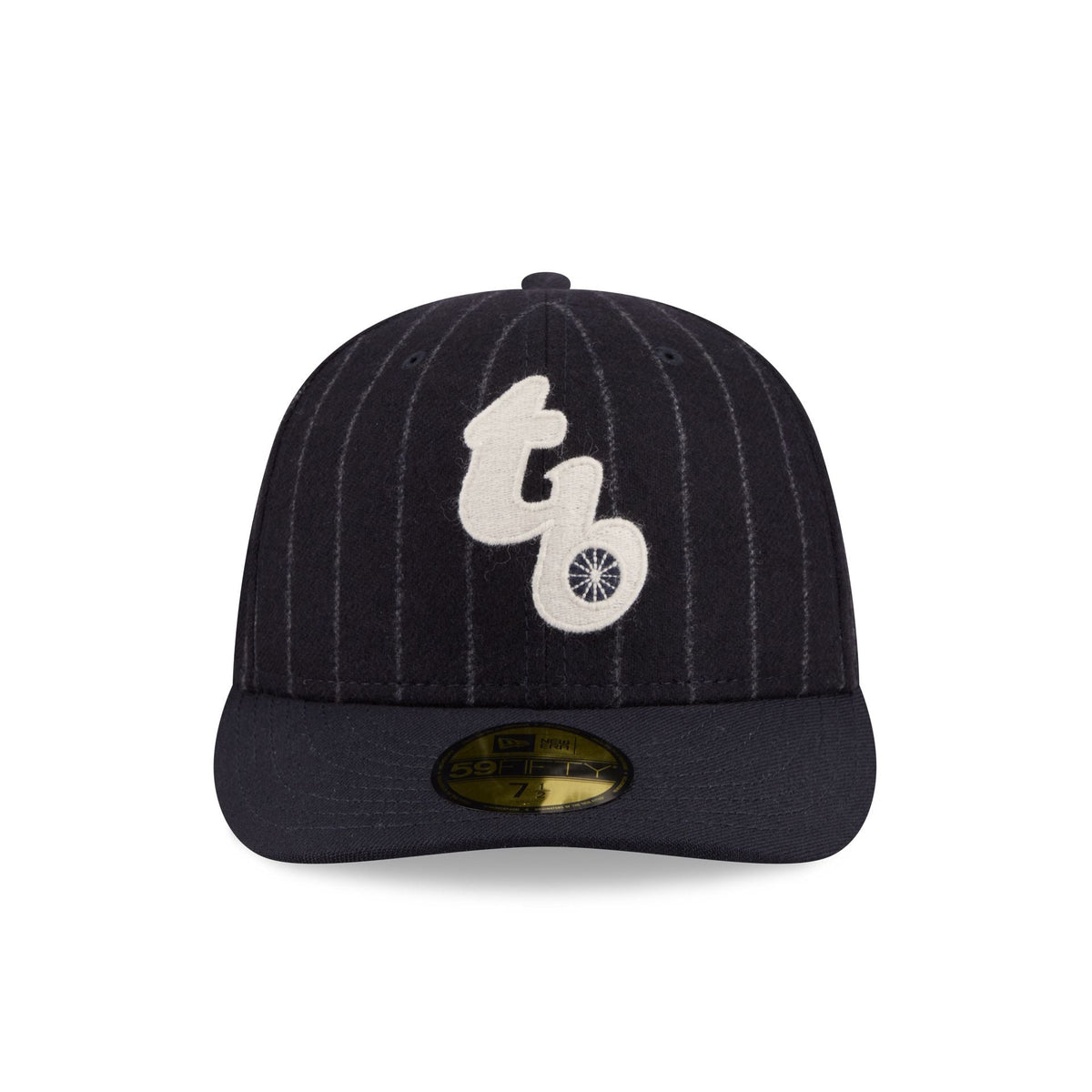 Tampa Bay Rays Pinstripe Merino & Cashmere Moon 59FIFTY Fitted Hat