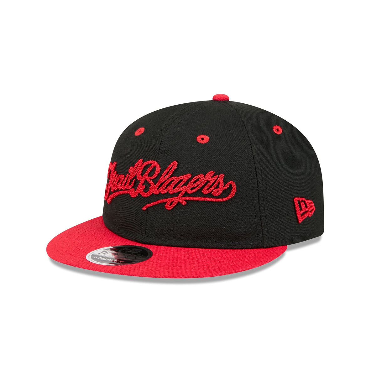 Portland Trail Blazers Chainstitch Script Retro Crown 9FIFTY Snapback Hat