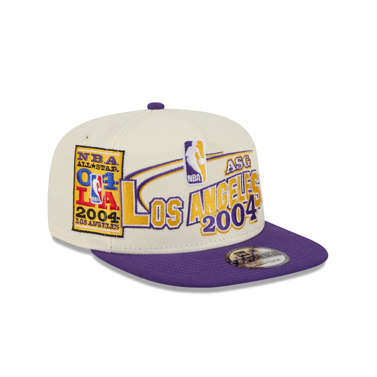 Los Angeles Lakers Hardwood Classics 2004 All-Star Game 9FIFTY A-Frame Snapback Hat