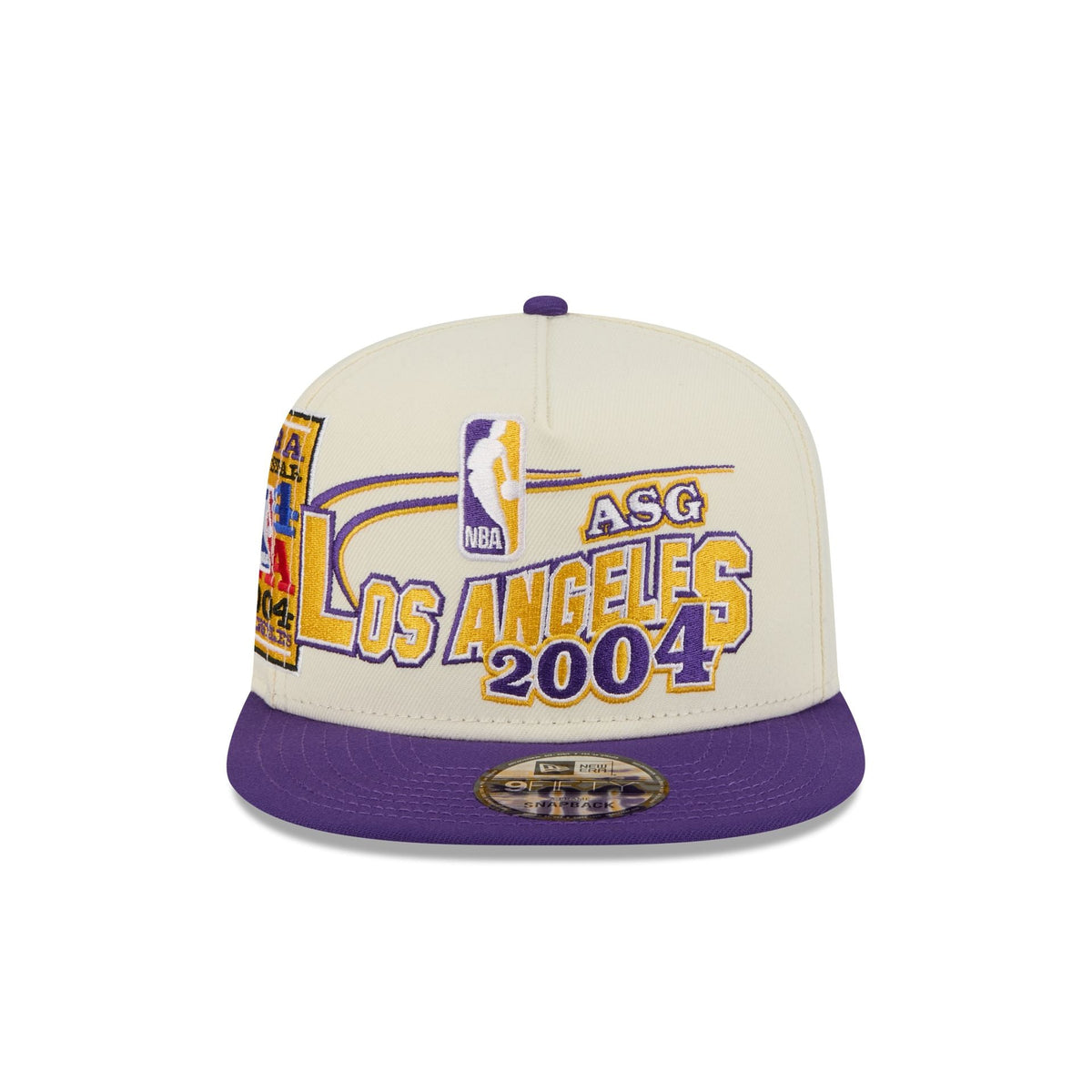 Los Angeles Lakers Hardwood Classics 2004 All-Star Game 9FIFTY A-Frame Snapback Hat